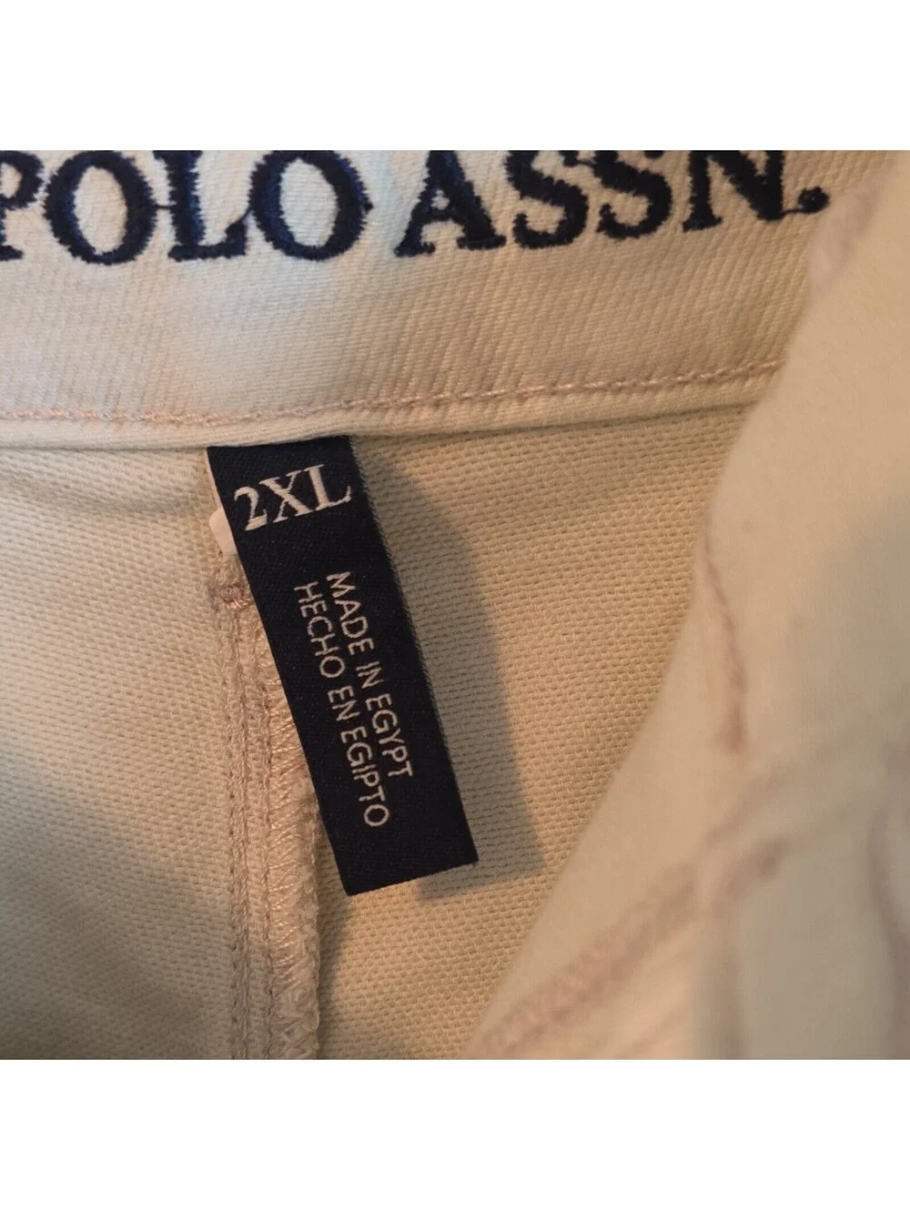 U.S. Polo Assn. Men's Comfort Waist Chino Pants Size  2XL arge Honey Stretch